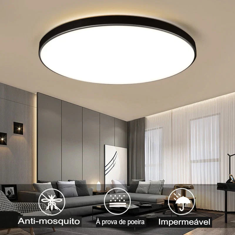 Luminária de teto Decorativa Moderna Redonda LED Legacy Bivolt